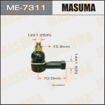 MASUMA ME-7311 - Накрайник на напречна кормилна щанга vvparts.bg
