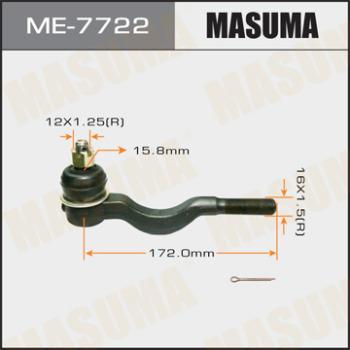 MASUMA ME-7722 - Накрайник на напречна кормилна щанга vvparts.bg