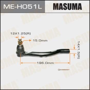 MASUMA ME-H051L - Накрайник на напречна кормилна щанга vvparts.bg