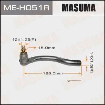 MASUMA ME-H051R - Накрайник на напречна кормилна щанга vvparts.bg