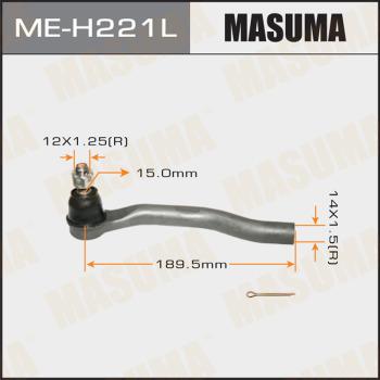 MASUMA ME-H221L - Накрайник на напречна кормилна щанга vvparts.bg