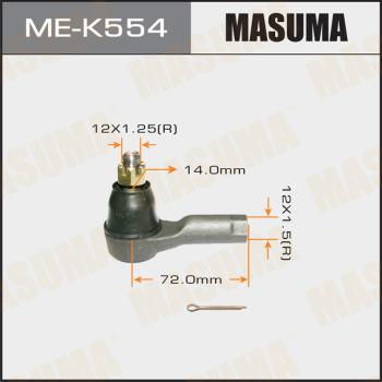 MASUMA ME-K554 - Накрайник на напречна кормилна щанга vvparts.bg