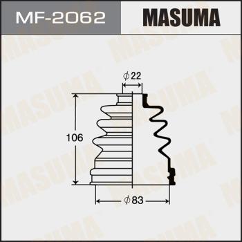 MASUMA MF-2062 - Маншон, полуоска vvparts.bg