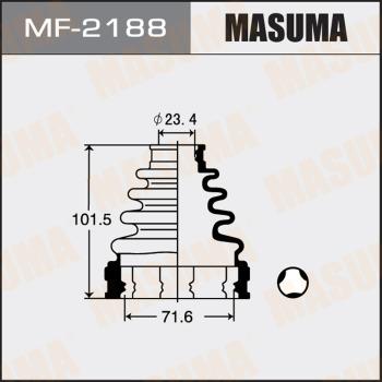 MASUMA MF-2188 - Маншон, полуоска vvparts.bg