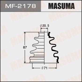 MASUMA MF-2178 - Маншон, полуоска vvparts.bg