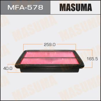 MASUMA MFA-578 - Въздушен филтър vvparts.bg
