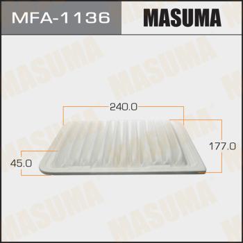 MASUMA MFA-1136 - Въздушен филтър vvparts.bg