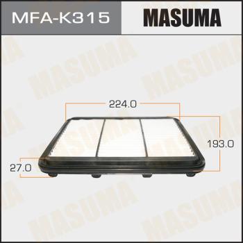 MASUMA MFA-K315 - Въздушен филтър vvparts.bg