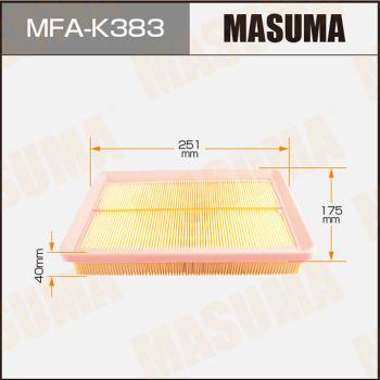 MASUMA MFA-K383 - Въздушен филтър vvparts.bg