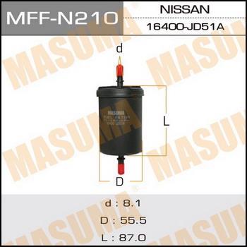 MASUMA MFF-N210 - Горивен филтър vvparts.bg