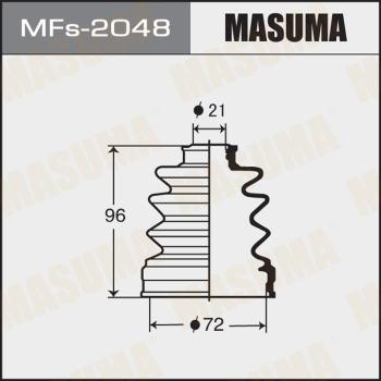 MASUMA MFs-2048 - Маншон, полуоска vvparts.bg