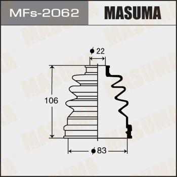 MASUMA MFs-2062 - Маншон, полуоска vvparts.bg