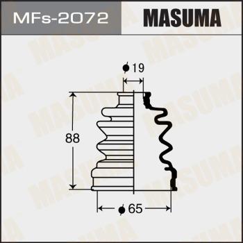 MASUMA MFs-2072 - Маншон, полуоска vvparts.bg