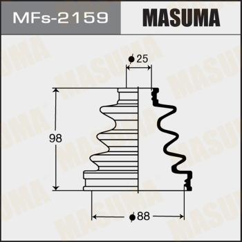 MASUMA MFS-2159 - Маншон, полуоска vvparts.bg