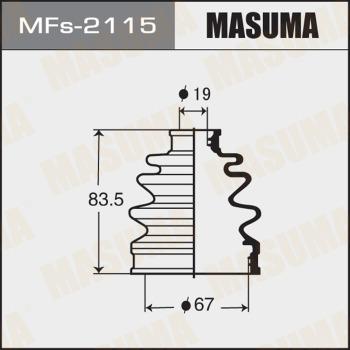 MASUMA MFs-2115 - Маншон, полуоска vvparts.bg