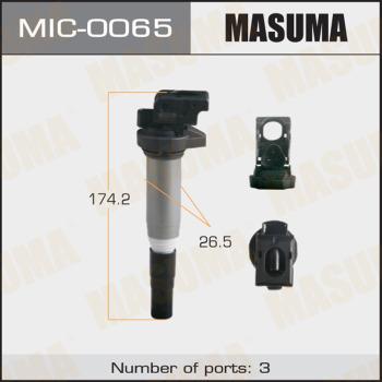 MASUMA MIC-0065 - Запалителна бобина vvparts.bg