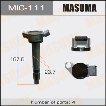 MASUMA MIC111 - Запалителна бобина vvparts.bg