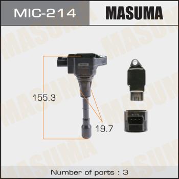 MASUMA MIC214 - Запалителна бобина vvparts.bg