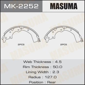 MASUMA MK-2252 - Комплект спирачна челюст vvparts.bg