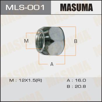 MASUMA MLS-001 - Гайка на колелото vvparts.bg