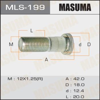 MASUMA MLS-199 - Колесен болт vvparts.bg