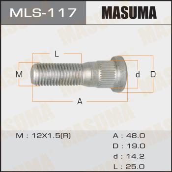 MASUMA MLS117 - Колесен болт vvparts.bg