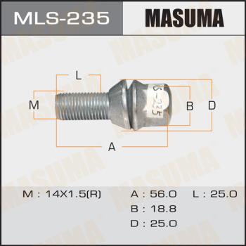 MASUMA MLS-235 - Болт на колелото vvparts.bg