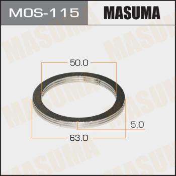 MASUMA MOS-115 - Уплътнителен пръстен, изпуск. тръба vvparts.bg