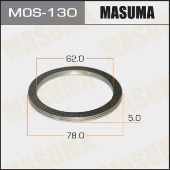 MASUMA MOS-130 - Уплътнителен пръстен, изпуск. тръба vvparts.bg