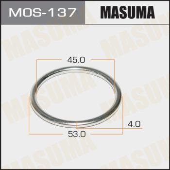 MASUMA MOS-137 - Уплътнителен пръстен, изпуск. тръба vvparts.bg