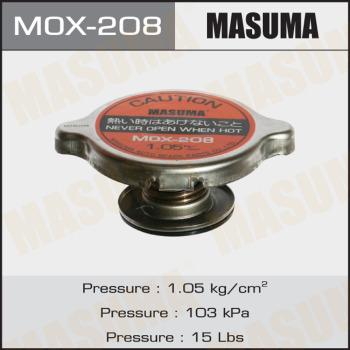 MASUMA MOX-208 - Капачка, резервоар за охладителна течност vvparts.bg