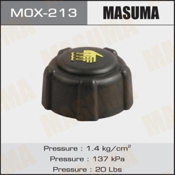 MASUMA MOX213 - Капачка, резервоар за охладителна течност vvparts.bg