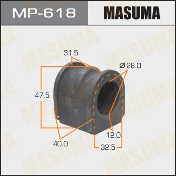 MASUMA MP-618 - Лагерна втулка, стабилизатор vvparts.bg