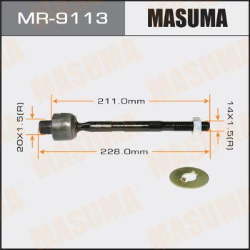 MASUMA MR-9113 - Аксиален шарнирен накрайник, напречна кормилна щанга vvparts.bg