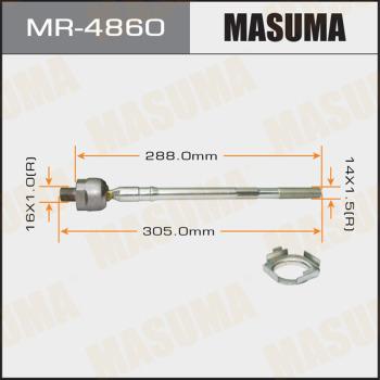 MASUMA MR4860 - Аксиален шарнирен накрайник, напречна кормилна щанга vvparts.bg