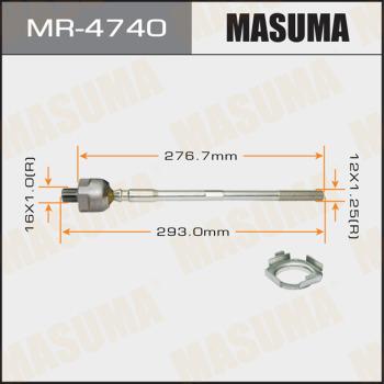 MASUMA MR4740 - Аксиален шарнирен накрайник, напречна кормилна щанга vvparts.bg