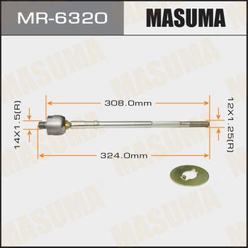 MASUMA MR-6320 - Аксиален шарнирен накрайник, напречна кормилна щанга vvparts.bg