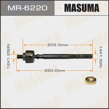 MASUMA MR-6220 - Аксиален шарнирен накрайник, напречна кормилна щанга vvparts.bg
