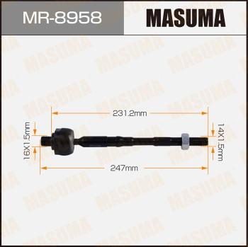 MASUMA MR-8958 - Аксиален шарнирен накрайник, напречна кормилна щанга vvparts.bg