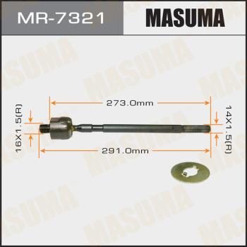 MASUMA MR-7321 - Аксиален шарнирен накрайник, напречна кормилна щанга vvparts.bg