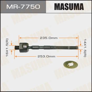 MASUMA MR7750 - Аксиален шарнирен накрайник, напречна кормилна щанга vvparts.bg