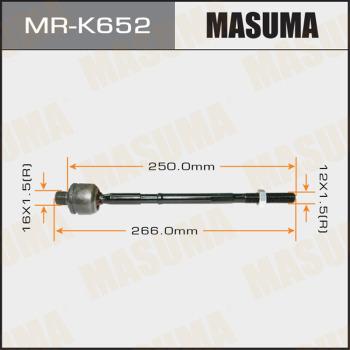 MASUMA MRK652 - Аксиален шарнирен накрайник, напречна кормилна щанга vvparts.bg
