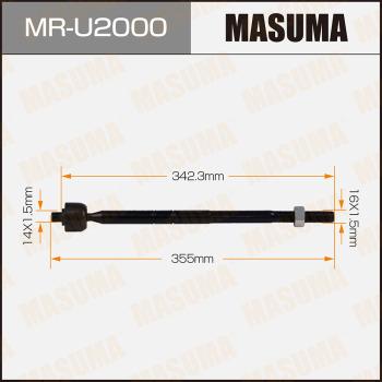 MASUMA MR-U2000 - Аксиален шарнирен накрайник, напречна кормилна щанга vvparts.bg