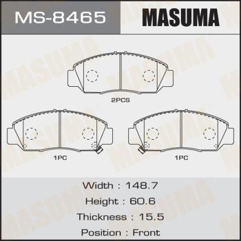 MASUMA MS-8465 - Комплект спирачна челюст vvparts.bg