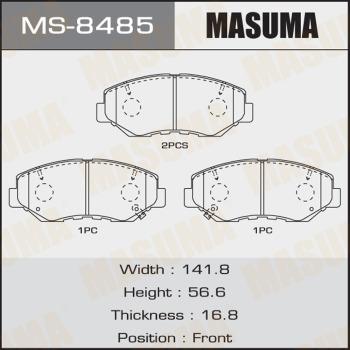 MASUMA MS-8485 - Комплект спирачна челюст vvparts.bg