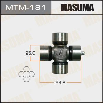 MASUMA MTM-181 - Шарнирно съединение, карданен вал vvparts.bg
