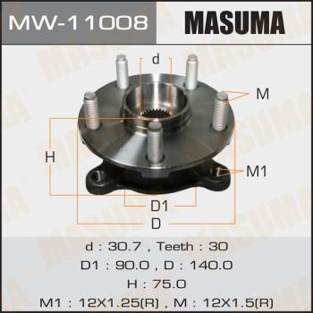 MASUMA MW-11008 - Главина на колелото vvparts.bg