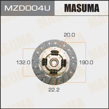 MASUMA MZD004U - Диск на съединителя vvparts.bg