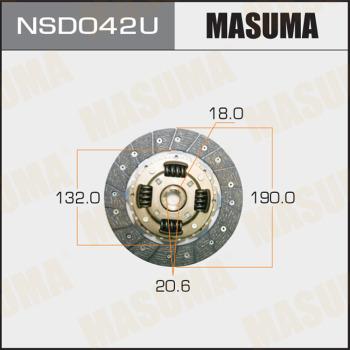 MASUMA NSD042U - Диск на съединителя vvparts.bg