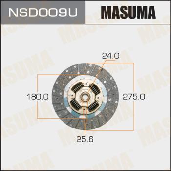 MASUMA NSD009U - Диск на съединителя vvparts.bg